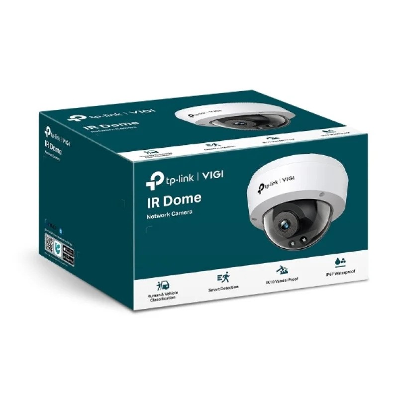 CAMARA IP TP-LINK VIGI DOMO INTERIOR/EXTERIOR 4MP 4MM IR 30M IP67/IK10 POE - Imagen 2