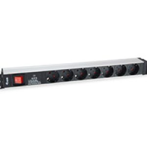 Regleta EQUIP 7xSchuko Interruptor Rack 1U (EQ333309)