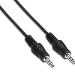 Cable AISENS Audio 2×3.5mm/M 1.5m Negro (A128-0142)