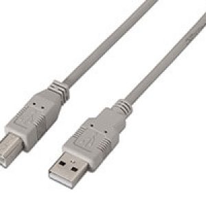 Cable AISENS USB-A/M a USB-B/M 1m Beige (A101-0001)