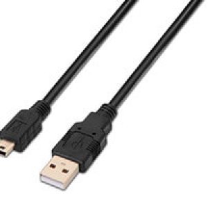 Cable AISENS USB-A/M a Mini USB-B/M 1.8m (A101-0025)
