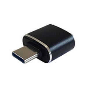 Adaptador AISENS USB-C/M a USB-A/H Negro (A108-0369)