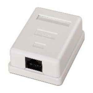 Roseta AISENS RJ45 Cat.5 UTP 1 Toma Blanca (A138-0296)