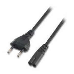 Cable AISENS CEE7/M a C7/H 1.5m Negro (A132-0173)