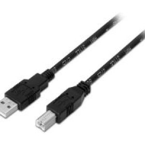 Cable AISENS USB-A/M a USB-B/M 4.5m Negro (A101-0008)