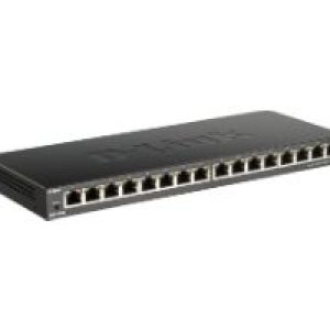 Switch D-Link 16xRJ45 Ethernet GbE Negro (DGS-1016S)