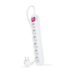 Regleta Nanocable 6xSchuko Interruptor (10.37.0006)