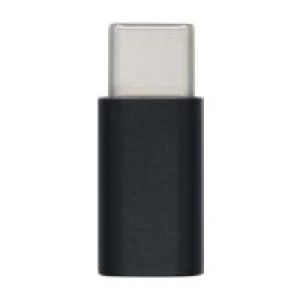 Adaptador AISENS USB-C/M a mUSB-B/H Negro (A108-0414)