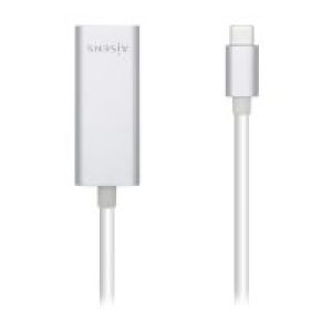 Adaptador AISENS USB-C a RJ45 15cm Plata (A109-0505)