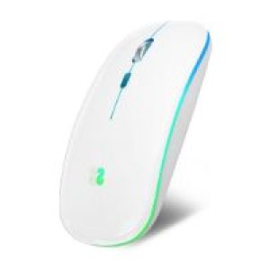 Ratón SUBBLIM Óptico BT 1600dpi Blanco (SUBMO-LDFLAT2)
