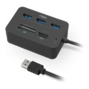 Lector de Tarjetas NOX USB-A 3.0 Negro (NXLITERDRONE)
