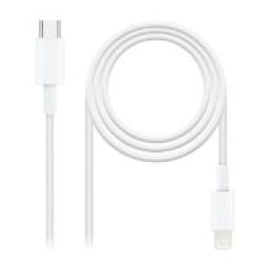 Nanocable Lightning/M a USB-C/M 50cm Blanco(10.10.0600)