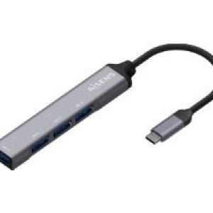 Hub AISENS USB-C 3.0 a 4xUSB-A 3.0 Gris (A109-0541)