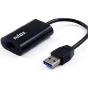 Adaptador de red NILOX USB-A a Ethernet RJ45 (NXADAP05)