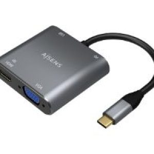 Adaptador AISENS USB-C a USB-A/C/VGA/HDMI (A109-0626)