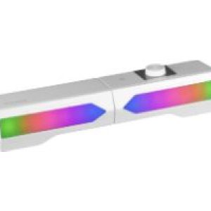 Altavoz Mars Gaming RGB BT 5.0 USB Blanco (MSDUOW)