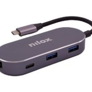 Docking NILOX USB-C a 3xUSB-A/HDMI/RJ45 (NXDSUSBC02)