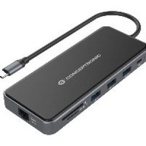 Docking CONCEPTRONIC USB-C 12en1 Gris (DONN15G)