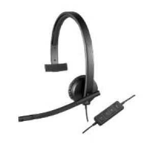 Auricular+Micro LOGITECH H570E USB Negros (981-000571)