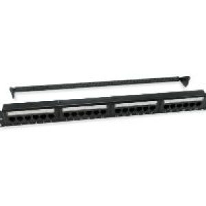 Patch Panel EQUIP 24p Cat.6 1U Negro (EQ135426)