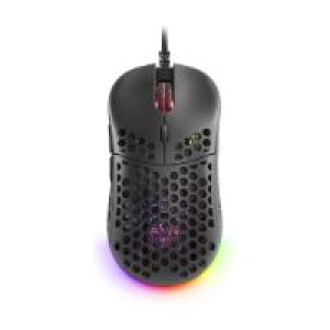 Ratón Mars Gaming RGB USB-A 12800dpi Negro (MM55)