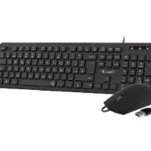T+Ratón SUBBLIM Business Slim USB Negro (SUBKBC-CSSK01)