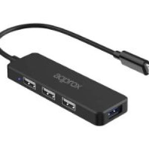 Hub Approx USB-C a 3xUSB 2.0 1xUSB 3.0 Negro (APPC48V2)