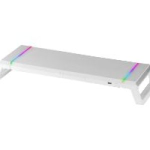 Soporte Sobremesa Mars Gaming Monitor Blanco (MGSONEW)