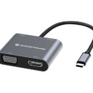 Adaptador CONCEPTRONIC 4 en 1 USB-C 3.0 Gris (DONN16G)