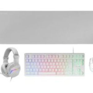 Pack Mars Gaming T+Ratón+Auric+Alf Blanco (MCPRGB3WES)
