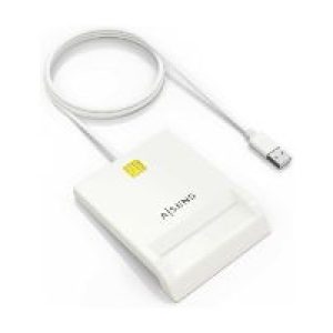 Lector Tarjetas AISENS DNIe USB2.0 Blanco (ASCR-SN07-W)