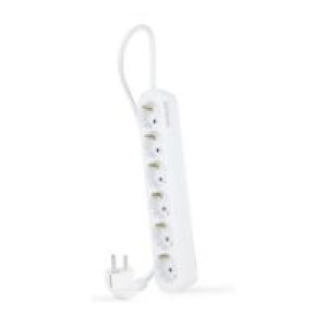 Regleta Nanocable 6xSchuko 1.4m Blanca (10.37.0006-NS)