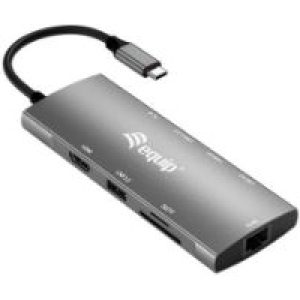 Adaptador EQUIP Usb-C 9en1 Usb HDMI RJ45 (EQ133490)