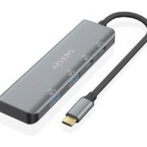 Hub AISENS USB-C a 2xUSB-A 2xUSB-C 15cm Gris(A109-0763)