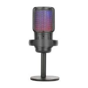 Micrófono Mars Gaming ARGB USB-A/C 3.5mm Negro (MMICSE)
