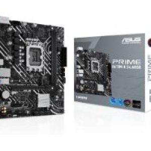 ASUS PRIME H610M-K D4 ARGB: (1700) 2DDR4 HDMI RJ45 mATX