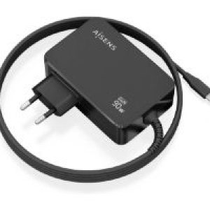 Cargador Pared AISENS 1USB-C 1.8m (ASCH-1PD90WL034-BK)