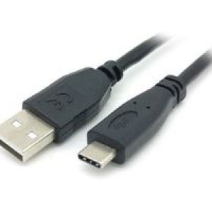 Cable EQUIP USB-A/M a USB-C/M 3m Negro (EQ128886)
