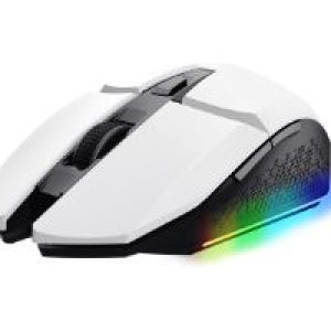 Ratón Gaming Trust GTX 110 Felox RGB RF Blanco (25069)