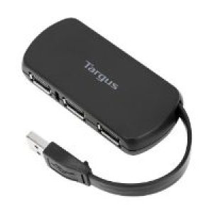 Hub TARGUS 4xUSB-A 2.0 Negro (ACH114EU)
