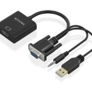 Conversor AISENS VGA/3.5mm/USB-A/M a HDMI/H(A115-0872)