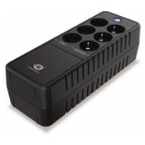 S.A.I. CONCEPTRONIC 850VA 490W 6xSchuko Negra (ZEUS09E)