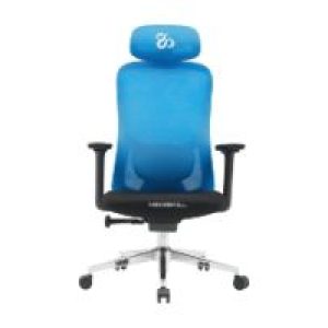 Silla Newskill Nue Ergonómica Azul/Negra(NS-CH-NUE-BBL)