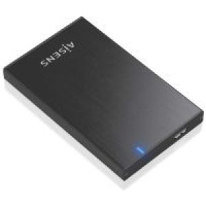 Caja AISENS HDD/SSD 2.5″ mUSB USB-C Negra (ASE-2527B)