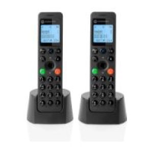 Teléfono Inalámbrico Motorola DOT202 DECT Duo Negro