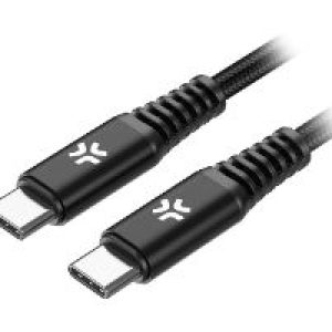 Cable CELLY USB-C a USB-C DP 100W 2m (USBCUSBC100WBK)