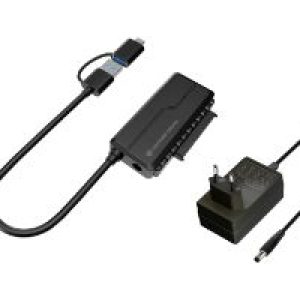 Adaptador CONCEPTRONIC USB-A/M a SATA/H Negro (ABBY21B)