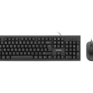 Teclado+Ratón NILOX USB 2.0 Negro (NXKME000005)