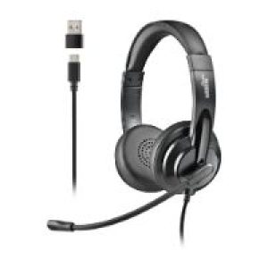 Auric+Micro NGS Circumaurales USB-C Negros (VOX605USBC)
