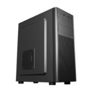 Caja UNYKA UK8026 USB-A/C ATX ITX mATX Negra (UK180260)